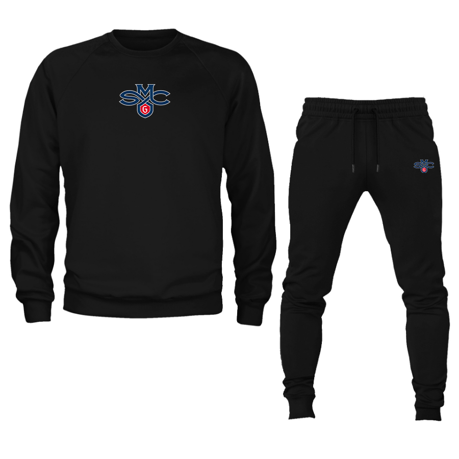 Men's Saint Marys Gaels Logo Crewneck Sweatshirt Joggers Suit