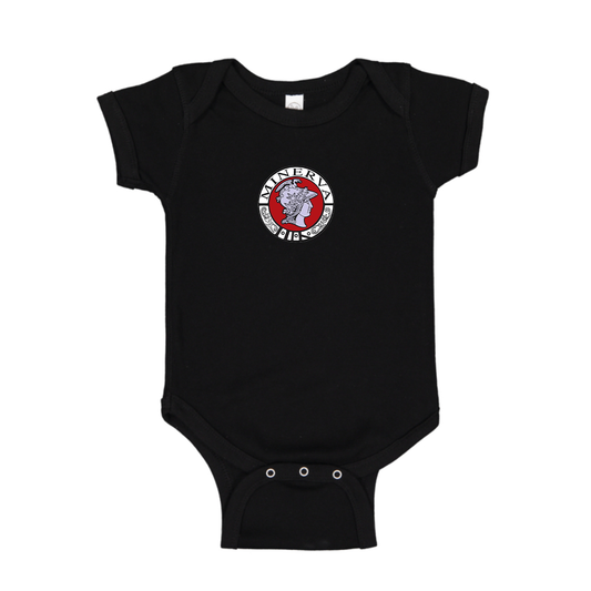 Minerva Automobile Logo Baby Romper Onesie