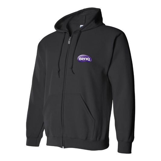 Men's BenQ Logo Zipper Hoodie