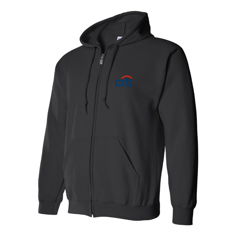 Men's Citi logo Zipper Hoodie
