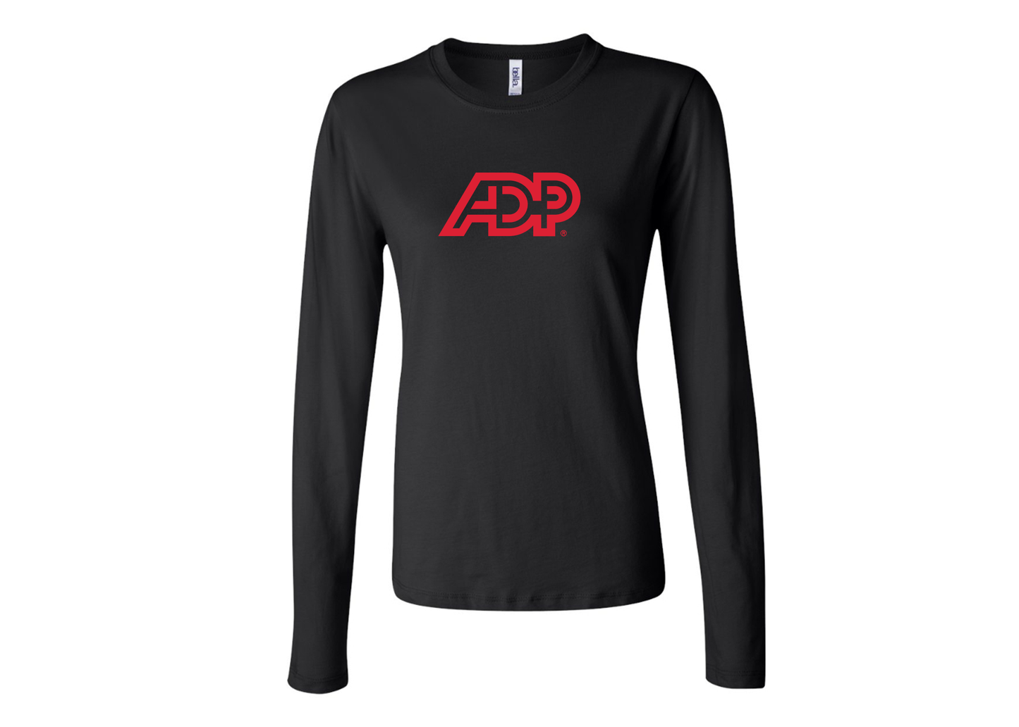 BELLA CANVAS Women’s ADP Logo Jersey Long Sleeve Tee