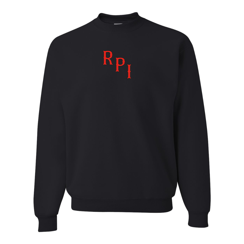 Men's RPI Engineers Logo JERZEES NuBlend Crewneck Sweatshirt