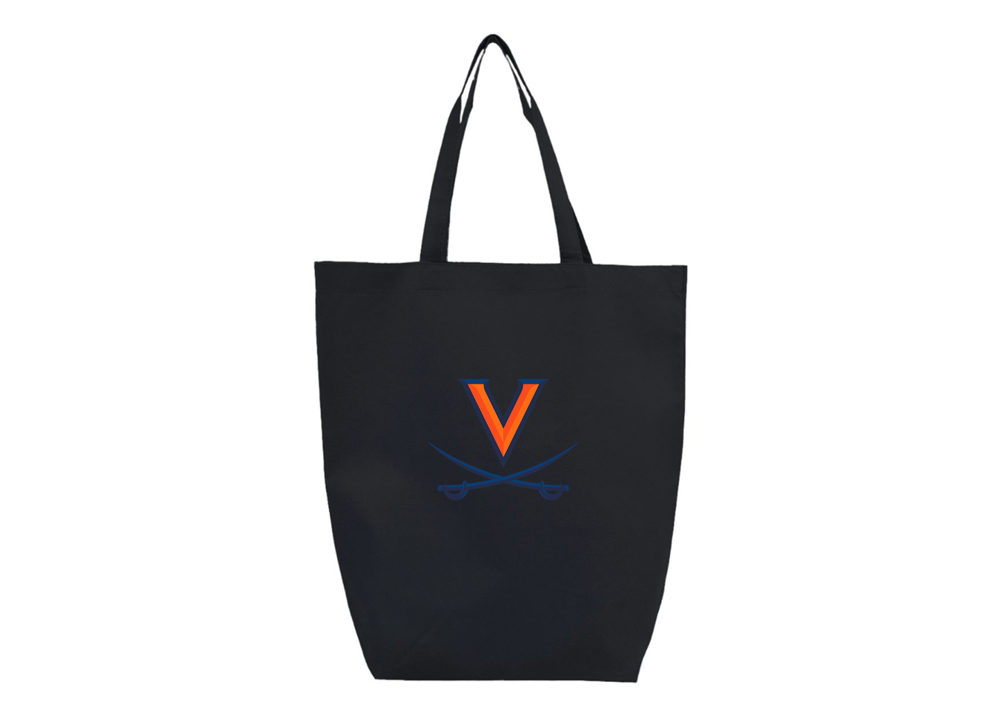 Virginia Cavaliers Q-Tees Non-Woven Gusset Bottom Tote