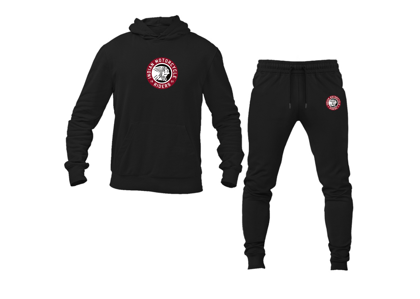 Men's Indian Motorcycle Hoodie Joggers Set