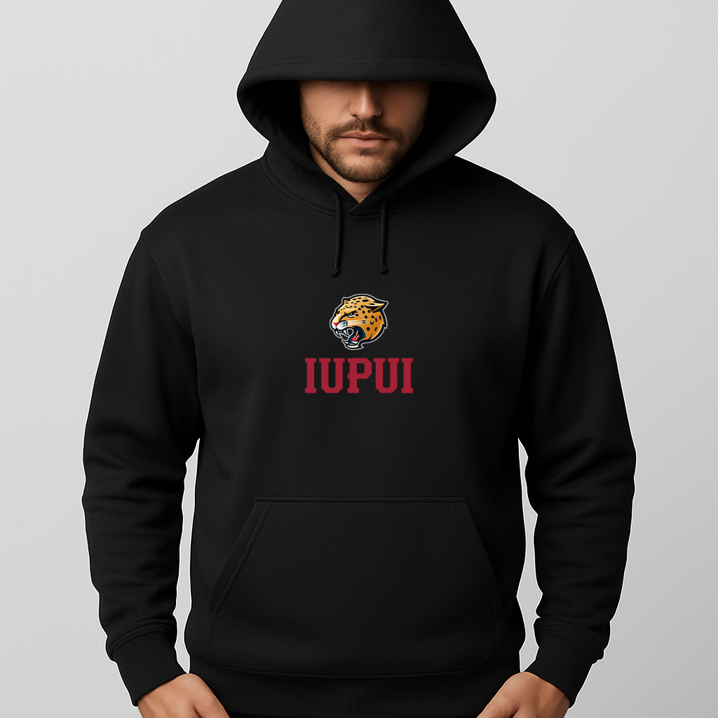 Men's IUPUI Jaguars Logo Pullover Hoodie