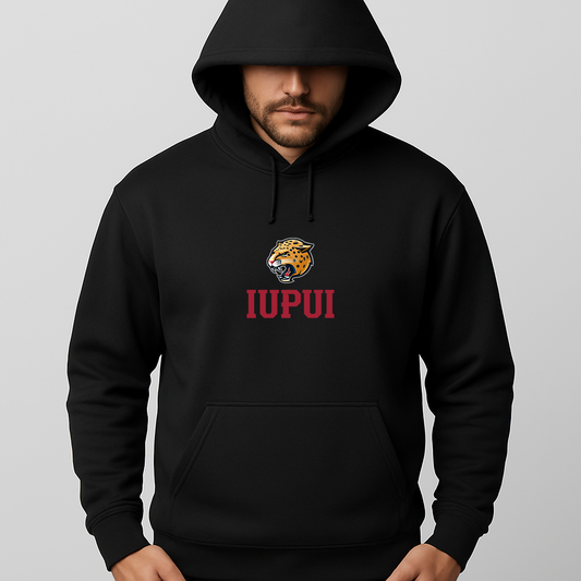 Men's IUPUI Jaguars Logo Pullover Hoodie