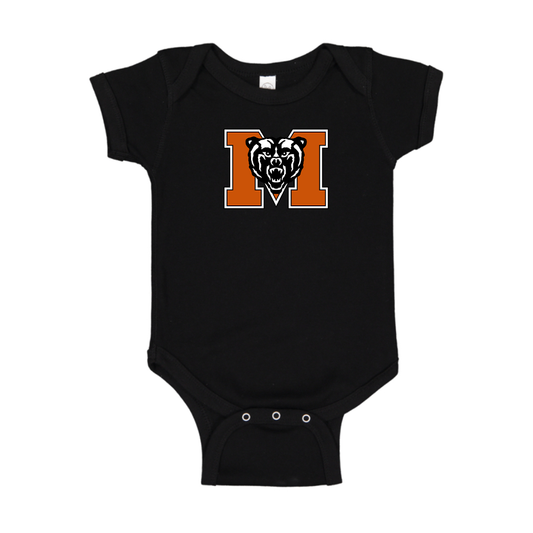 Mercer Bears Logo Baby Romper Onesie