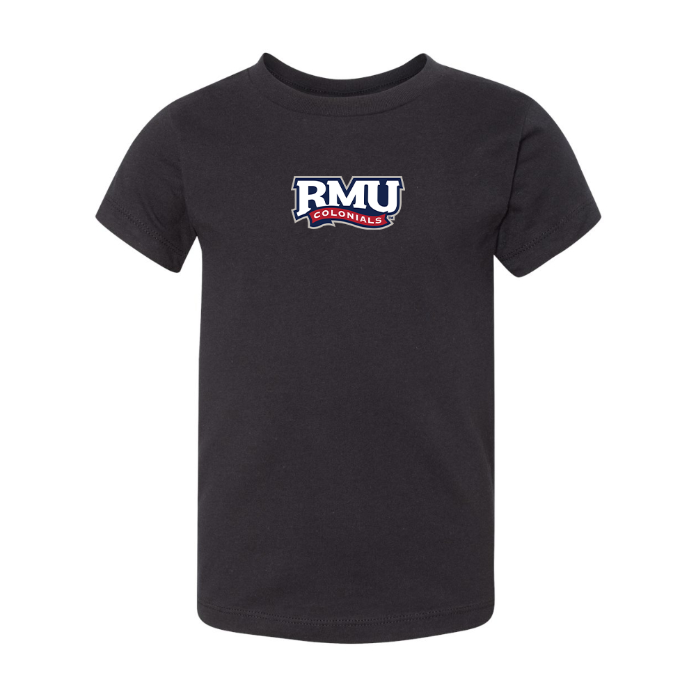Robert Morris Colonials Logo BELLA  CANVAS Toddler Jersey Tee
