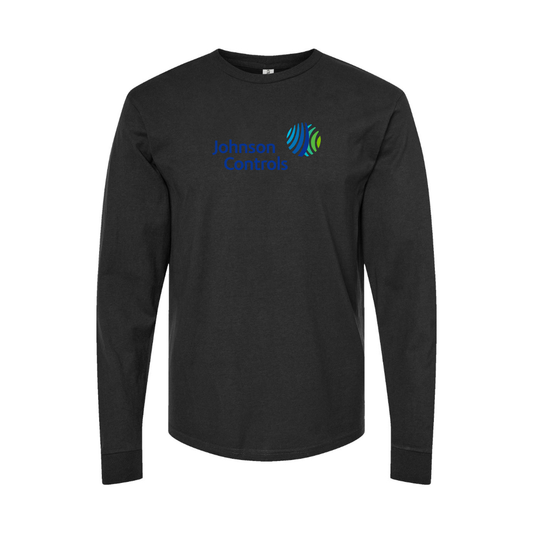 Men's Johnson-Controls Logo Long Sleeve T-Shirt