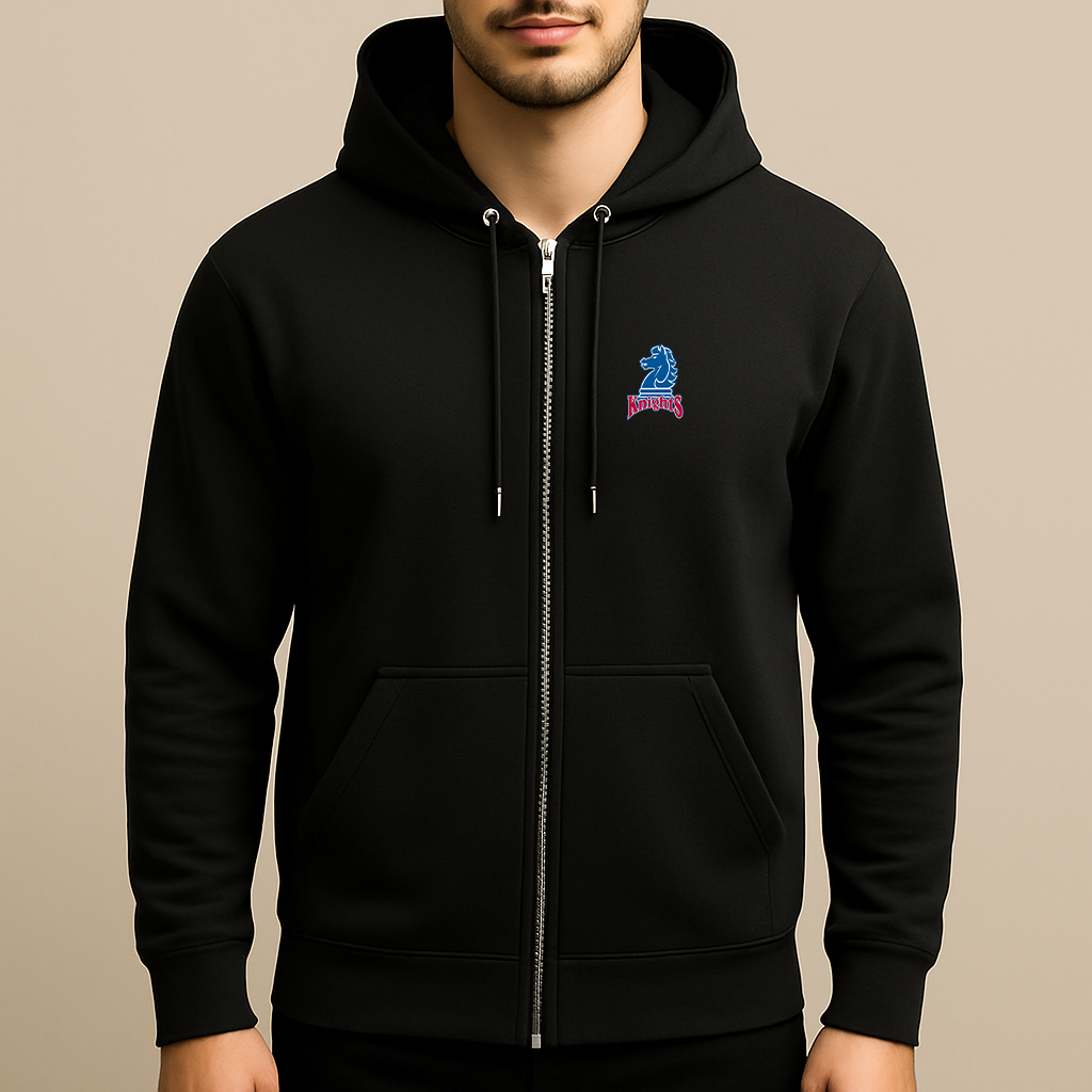 Men's Fairleigh Dickinson Knights Logo Zipper Hoodie