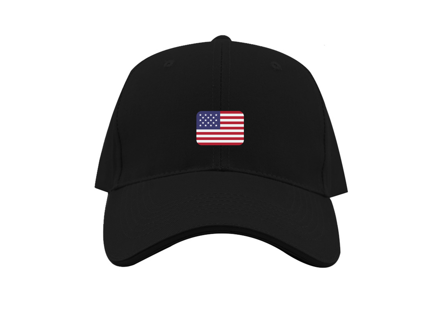 American-Flag-Emoji Dad Baseball Cap Hat