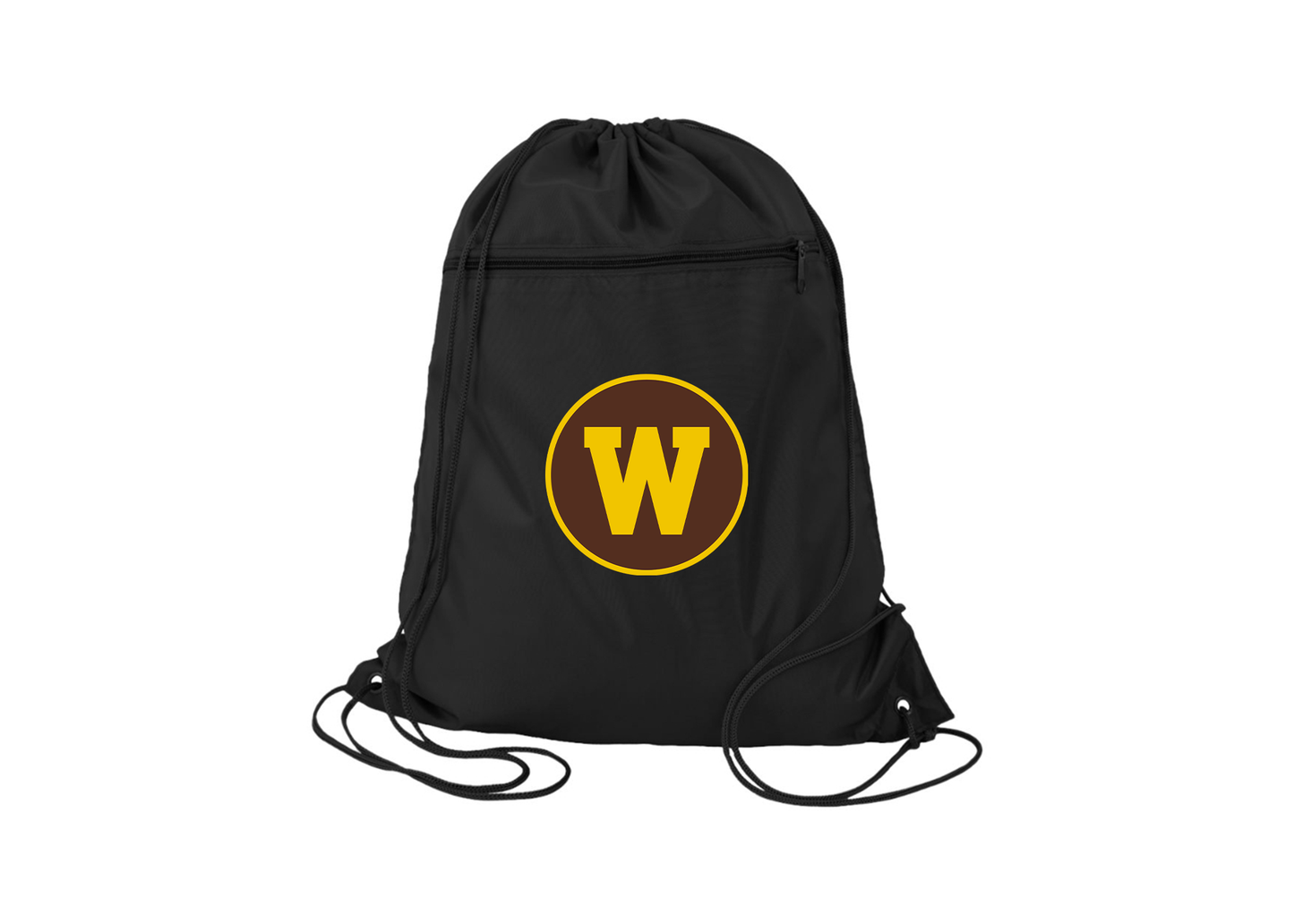 Western Michigan Broncos Q-Tees - Polyester Cinchpack