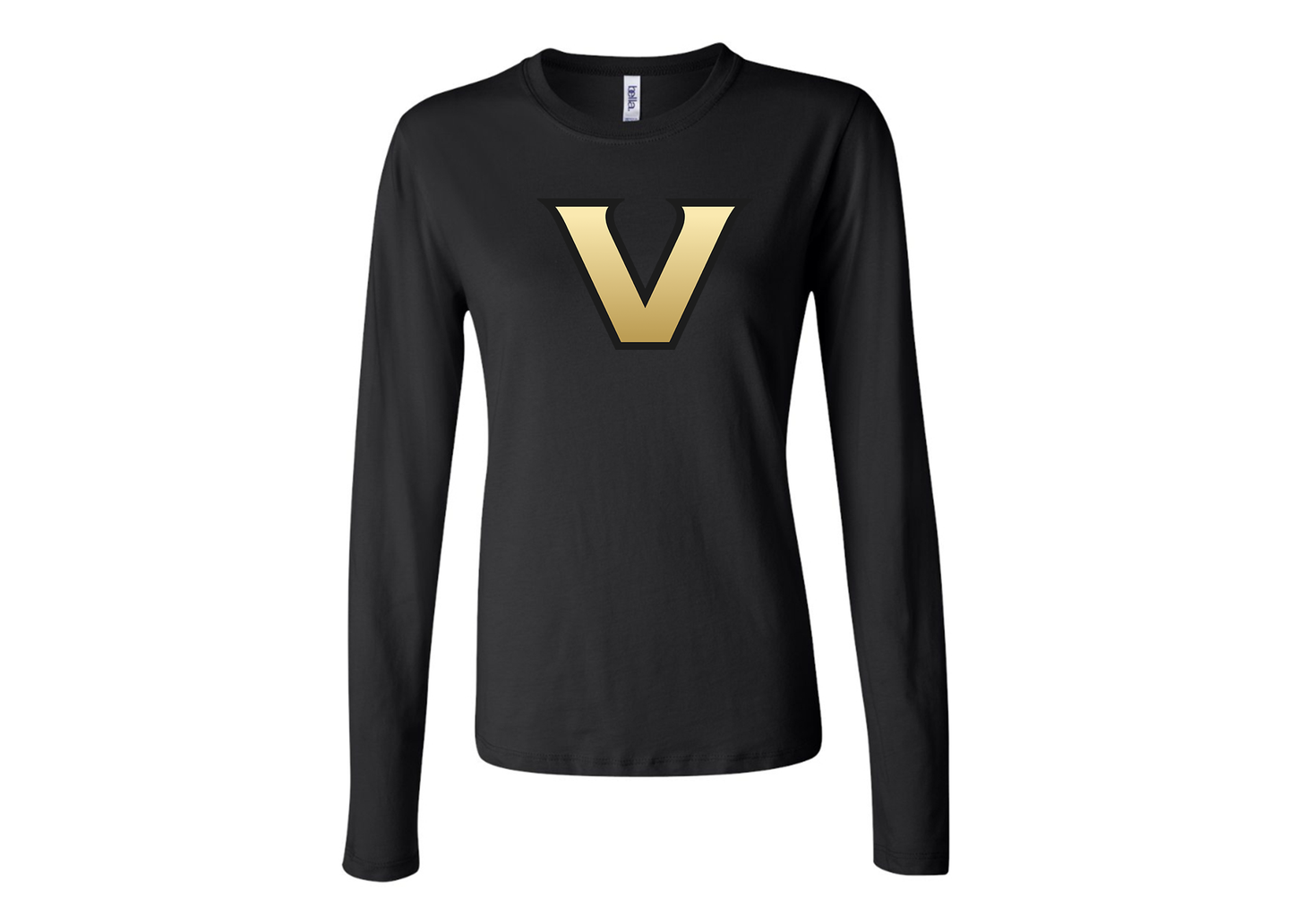 BELLA CANVAS Women’s Vanderbilt Commodores Jersey Long Sleeve Tee