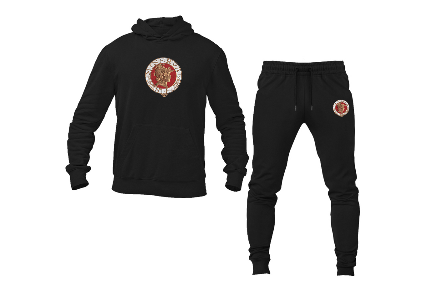Men's Minerva Cars Logo Hoodie Joggers Set