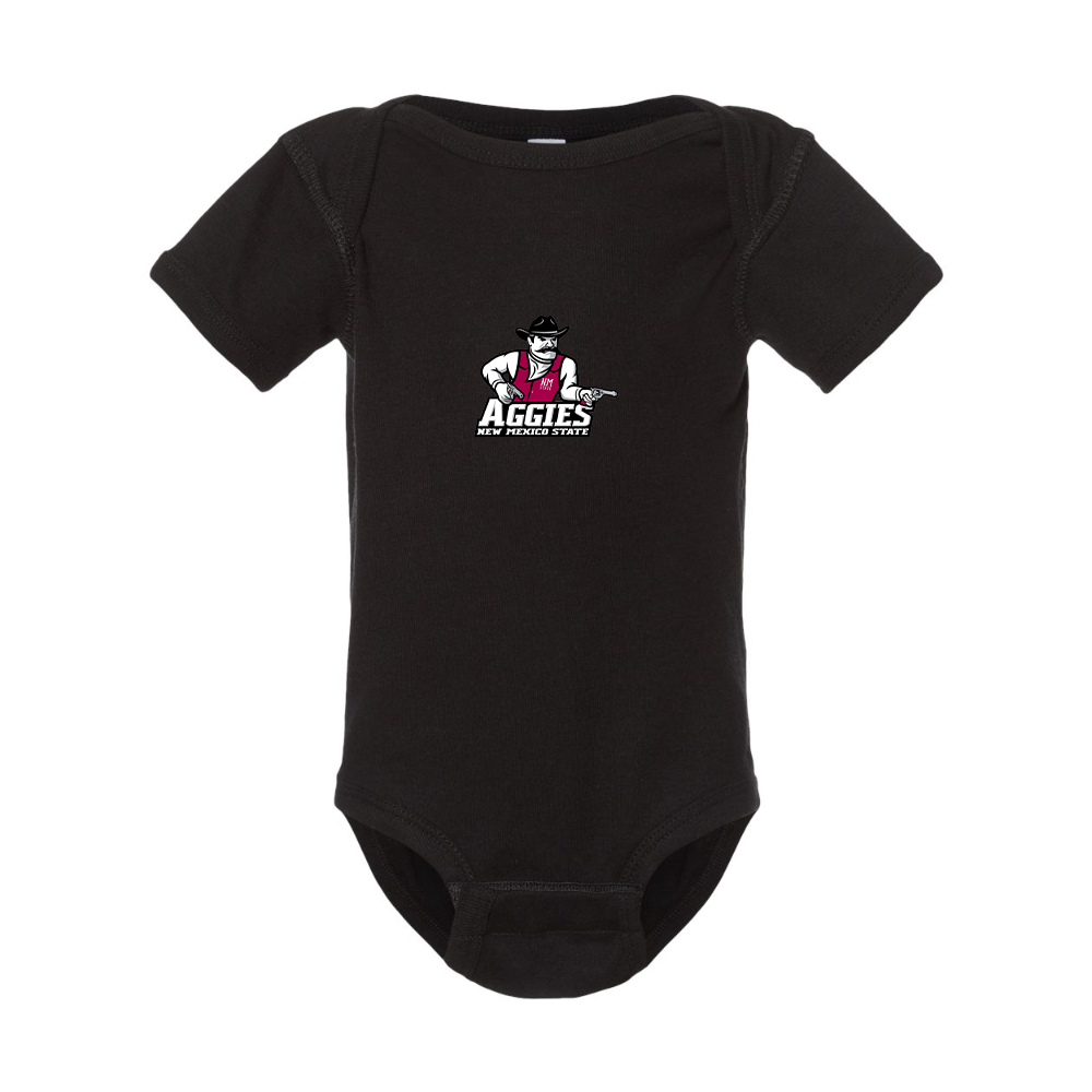 Aggies New Mexico State Logo  Rabbit Skins Infant Baby Rib Bodysuit