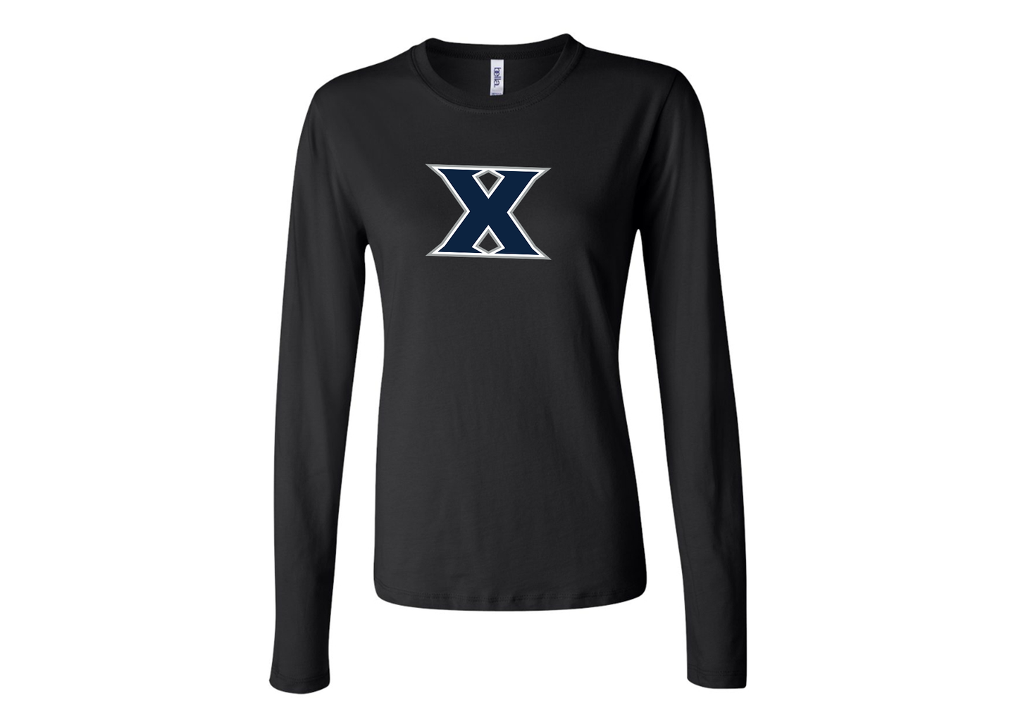 BELLA CANVAS Women’s Xavier Musketeers Jersey Long Sleeve Tee