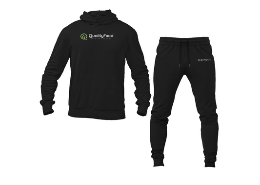 Men's Quality Food Logo Hoodie Joggers Set
