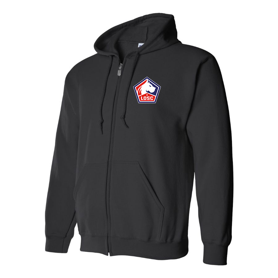 Men's Lille Olympique FC Zipper Hoodie