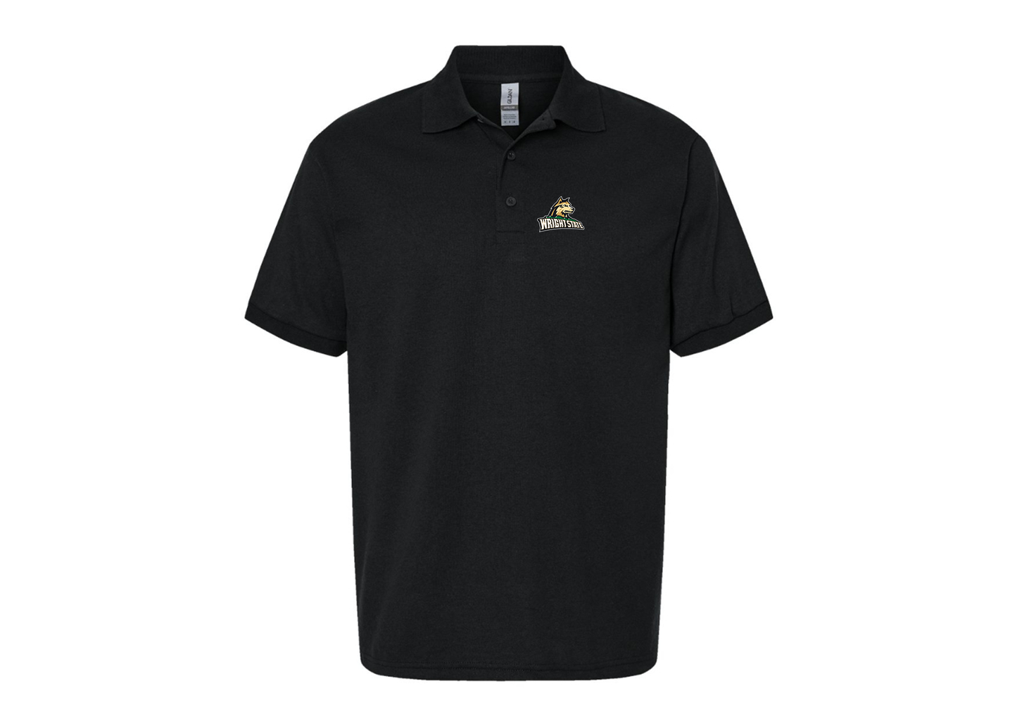 Men's Wright State Raiders Gildan Dry Blend Jersey Polo