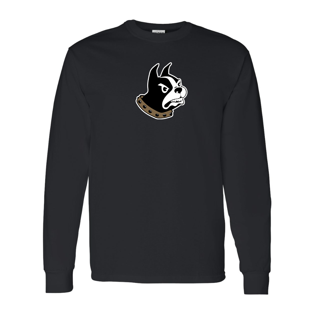 Men's Wofford Terriers Gildan Heavy Cotton Long Sleeve T-Shirt