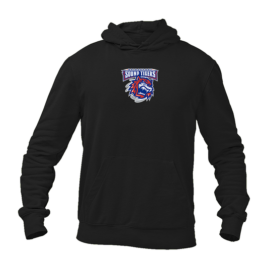 Men's Bridgeport Sound Tigers Logo Pullover Hoodie