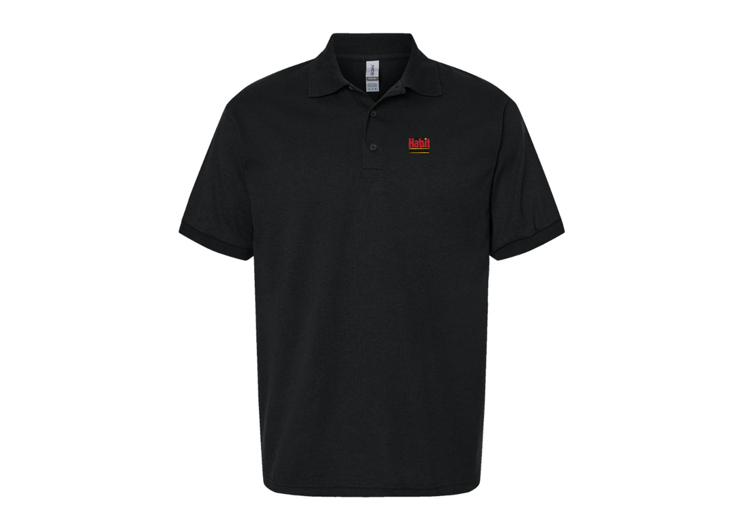 Men's The Habit Burger Grill Gildan Dry Blend Jersey Polo