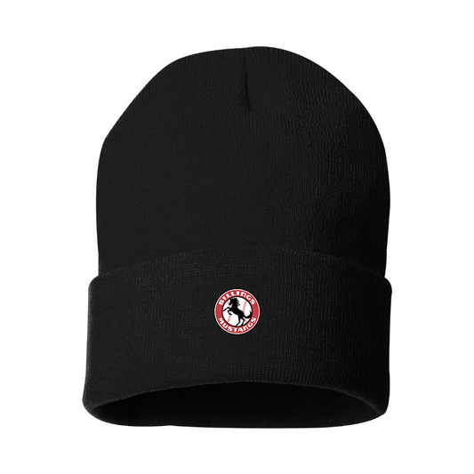 Billings Mustangs Logo Beanie Hat