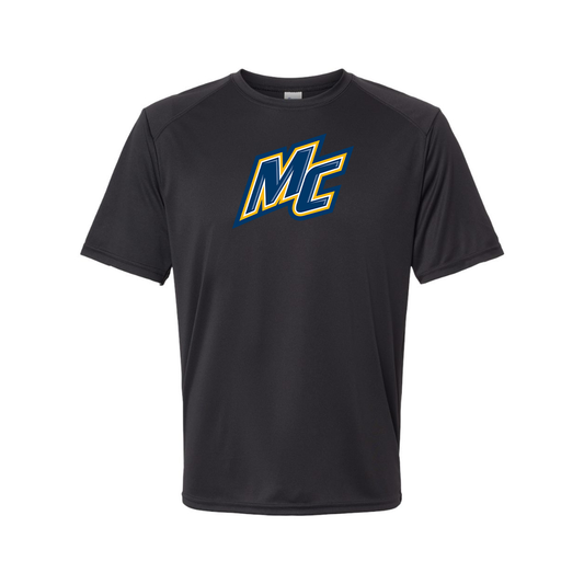 Men's Merrimack Warriors Logo Polyester T-Shirt