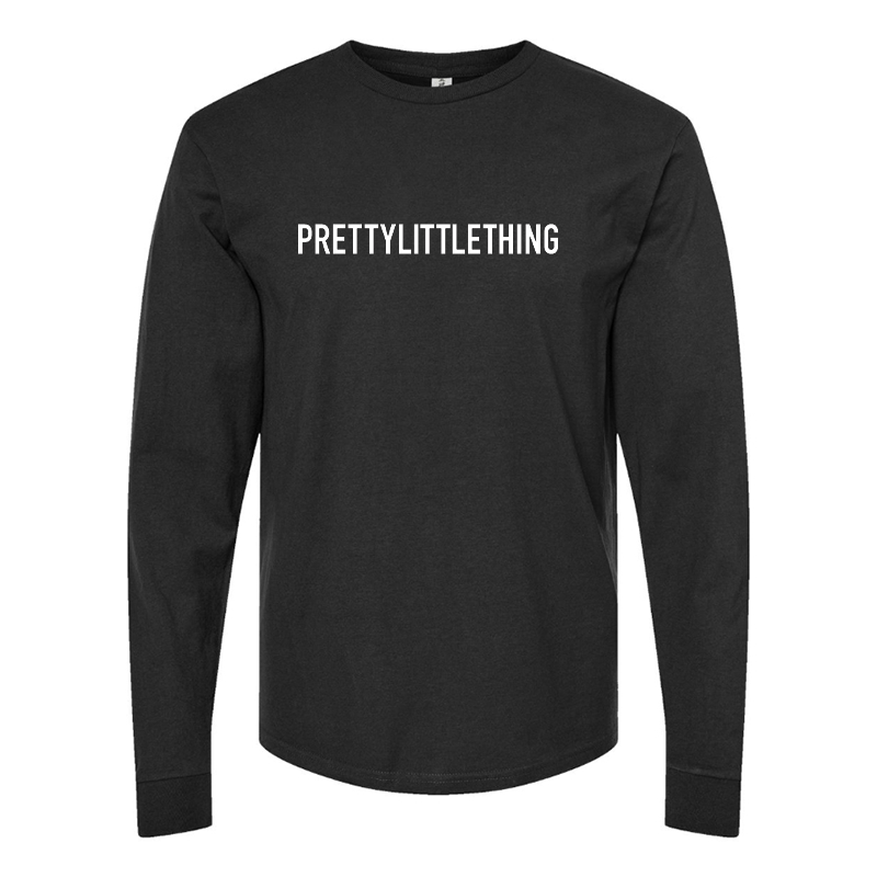 Men's Pretty Little Thing Logo Long Sleeve T-Shirt