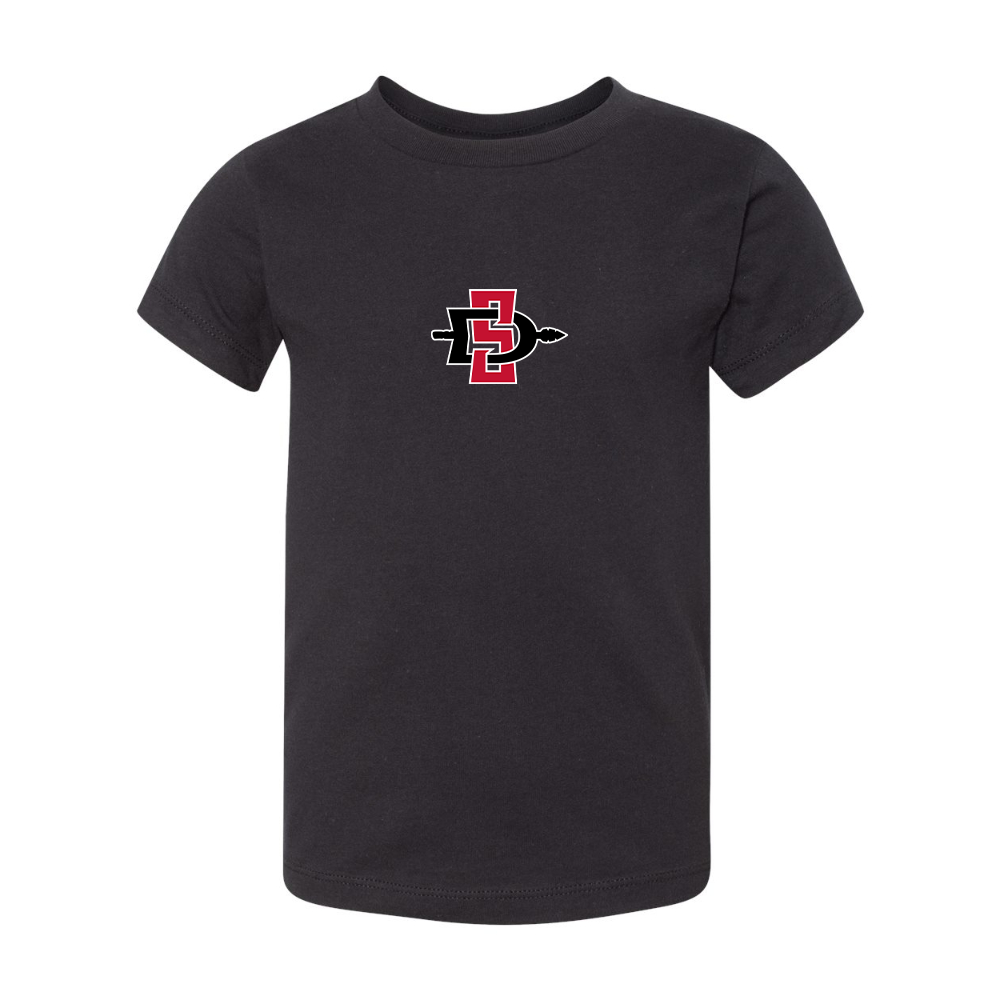 San Diego State Aztecs Logo BELLA  CANVAS Toddler Jersey Tee