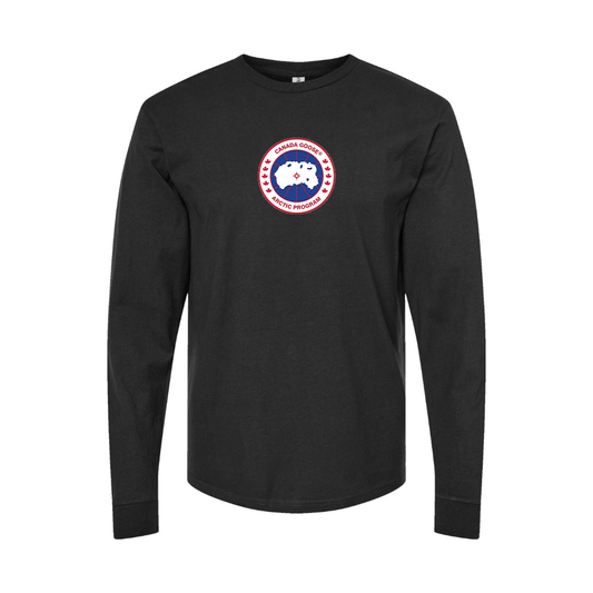 Men's Canada Goose Logo Long Sleeve T-Shirt