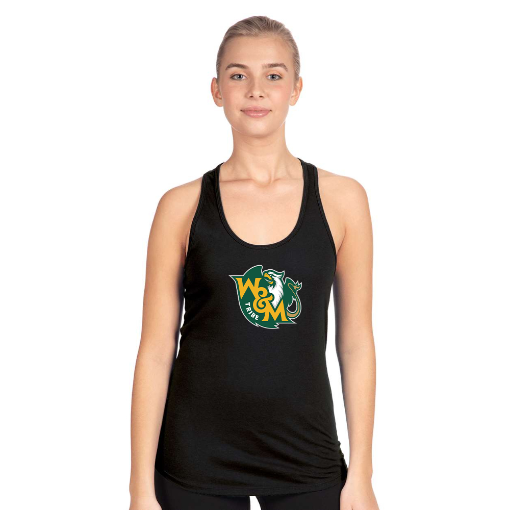 Women's William and Mary Tribe Next Level Ideal Racerback Tank