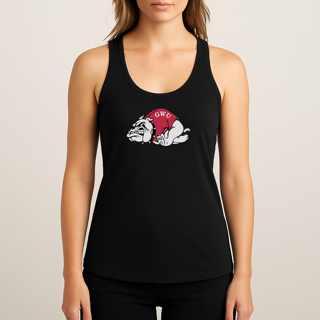 Women's Gardner Webb Bulldogs Logo Next Level Ideal Racerback Tank