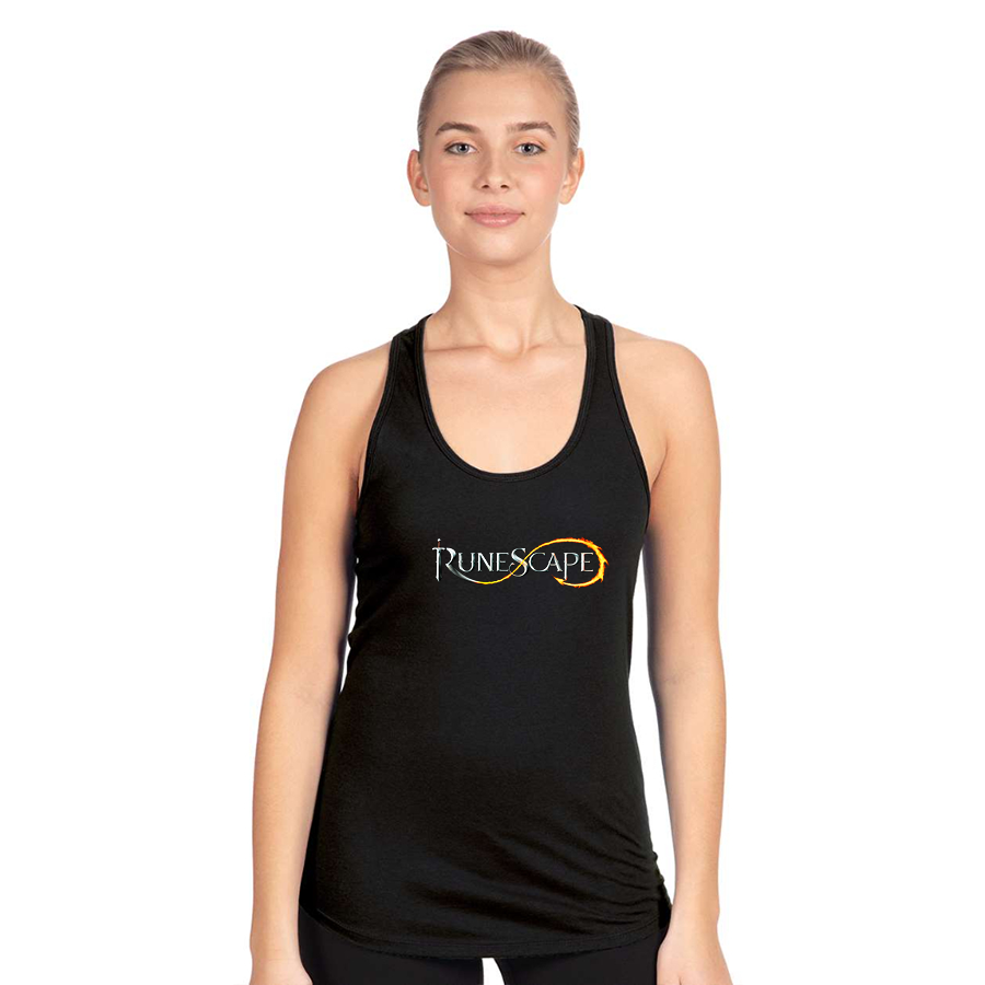Women's Runescape Logo Next Level Ideal Racerback Tank