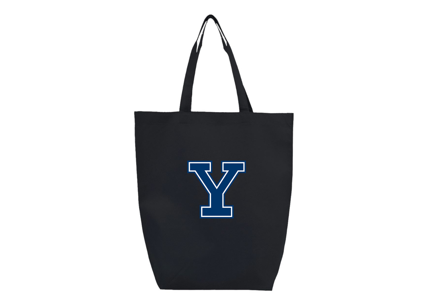 Yale Bulldogs Q-Tees Non-Woven Gusset Bottom Tote