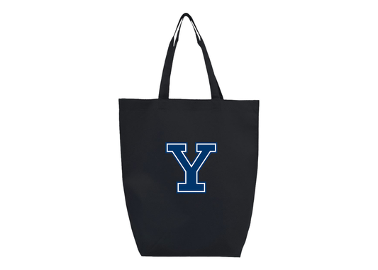 Yale Bulldogs Q-Tees Non-Woven Gusset Bottom Tote