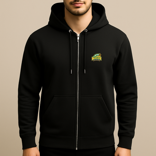 Men's George Mason Patriots Logo Zipper Hoodie