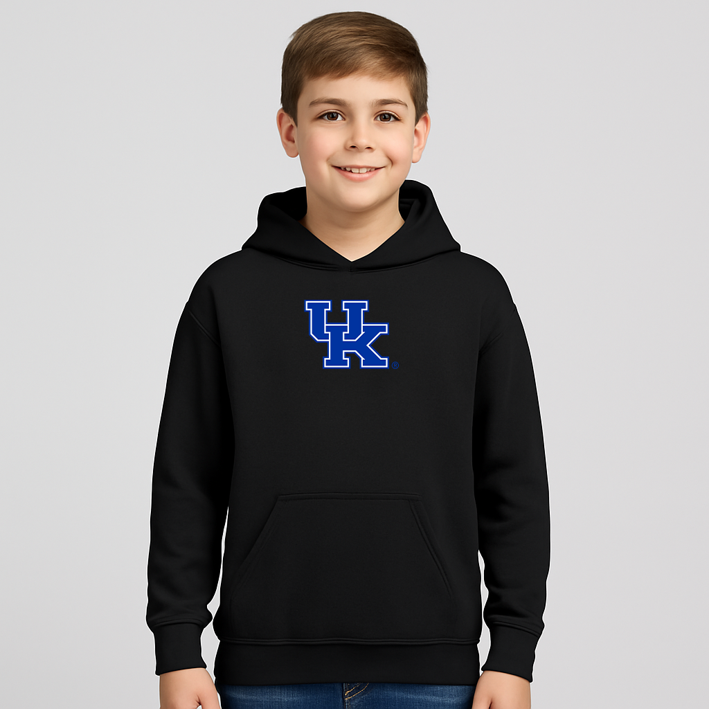 Youth Kentucky Wildcats Logo Pullover Hoodie