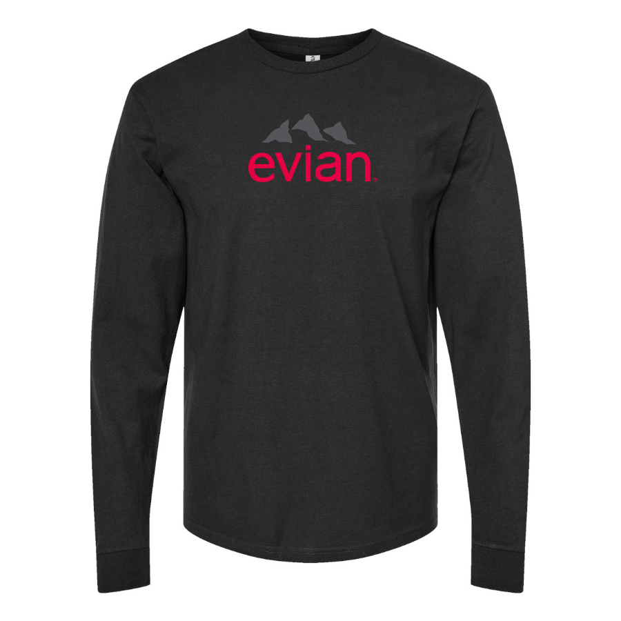 Youth Evian Logo Cotton Long Sleeve T-Shirt