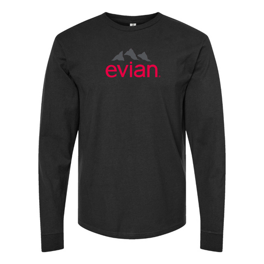 Youth Evian Logo Cotton Long Sleeve T-Shirt