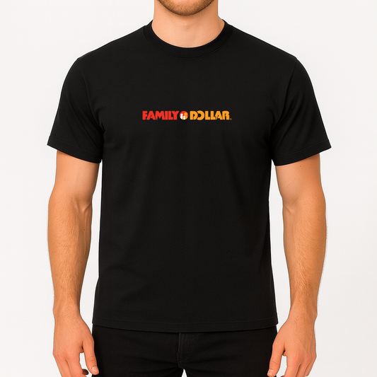 Men's Family Dollar Logo Cotton T-Shirt