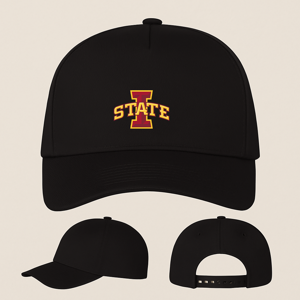 Iowa State Cyclones Logo Five Panel Twill Snapback Cap