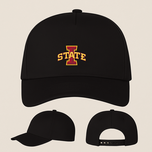 Iowa State Cyclones Logo Five Panel Twill Snapback Cap