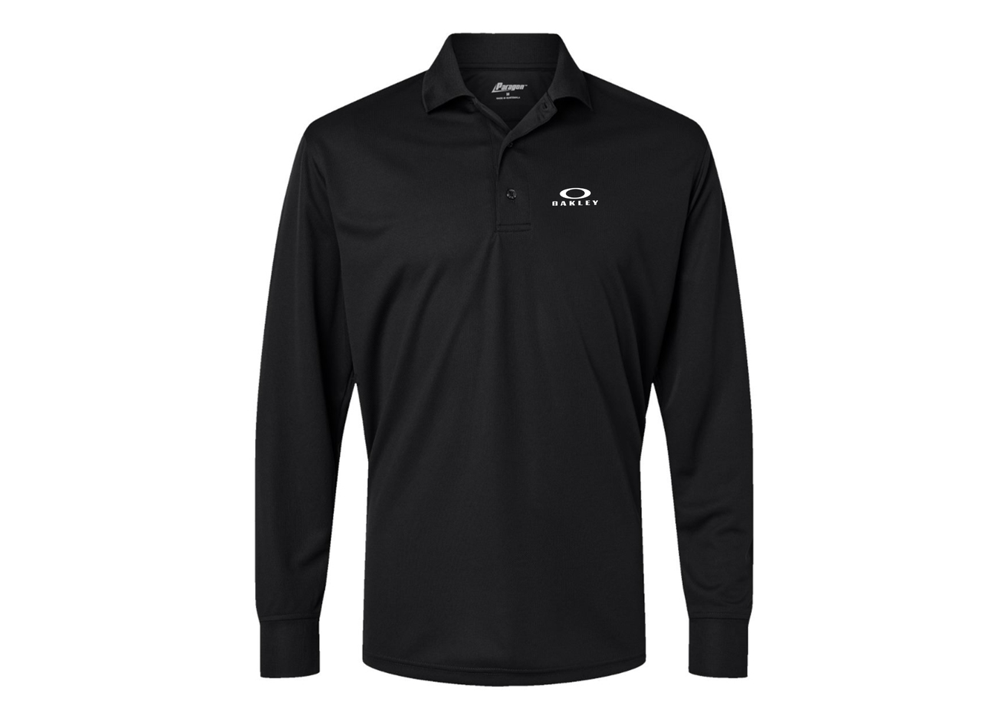 Men's Oakley Logo Paragon Prescott Long Sleeve Polo