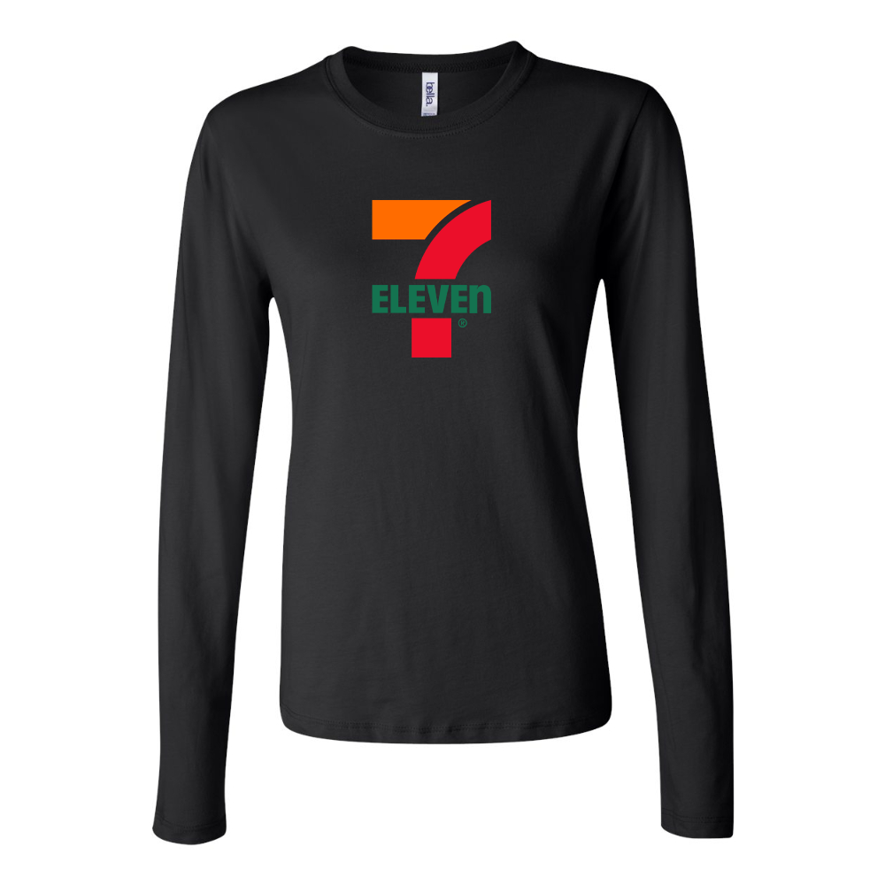 BELLA CANVAS Women’s 7 Eleven Logo Jersey Long Sleeve Tee