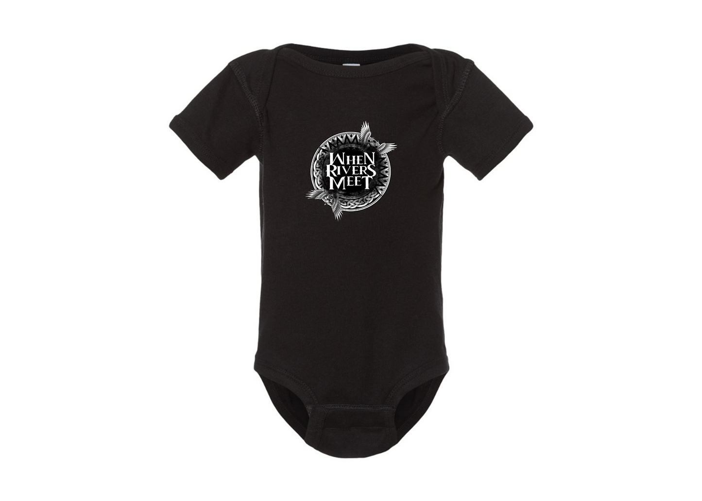 When Rivers Meet Rabbit Skins Infant Baby Rib Bodysuit