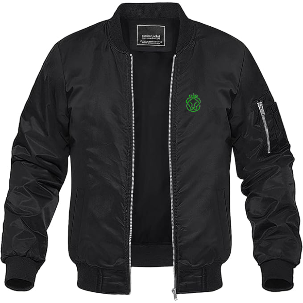 Men's Ahold Delhaize Symbol Lightweight Bomber Jacket Windbreaker Softshell Varsity Jacket Coat