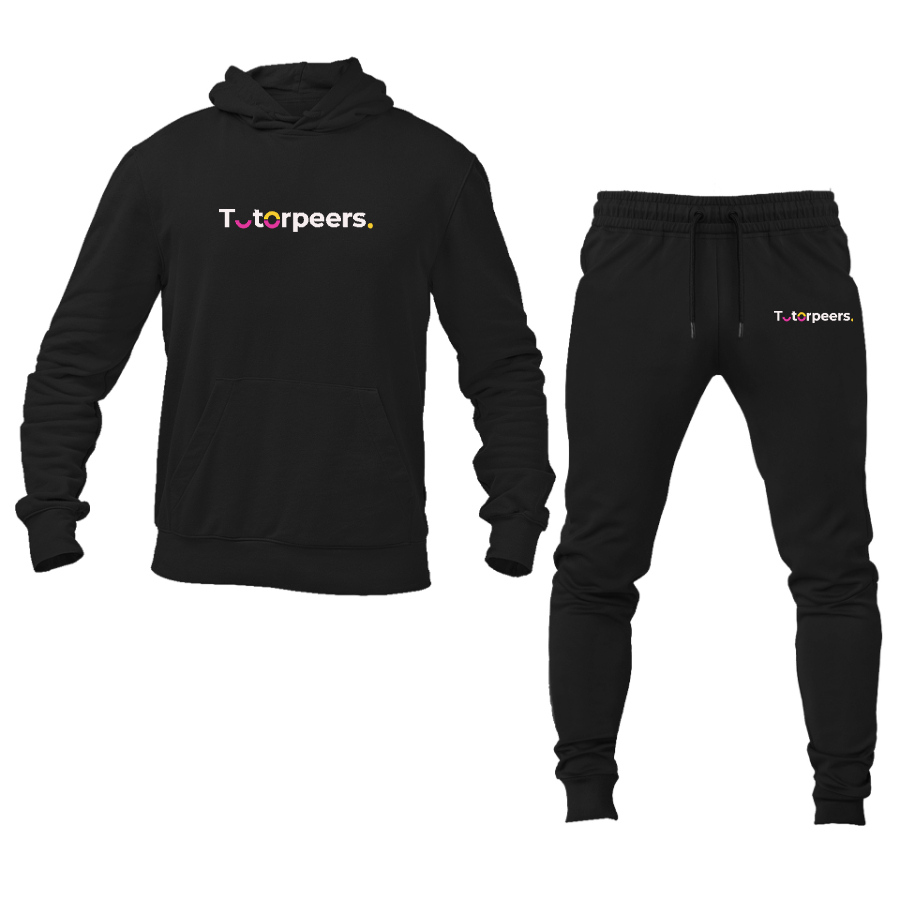 Men's Tutorpeers Logo Hoodie Joggers Set
