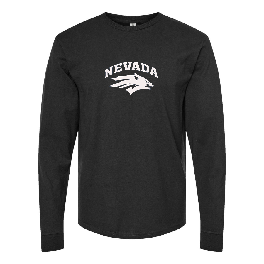 Men's Nevada Wolf Pack Logo Long Sleeve T-Shirt