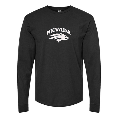 Men's Nevada Wolf Pack Logo Long Sleeve T-Shirt